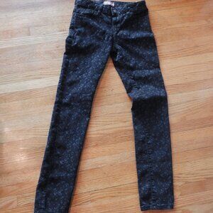 Girls 10 Old Navy Super Skinny Floral Jeans